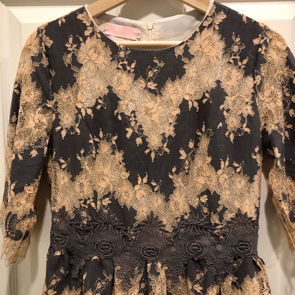 Nordstrom Vintage Style Lace Dress M, NWOT
